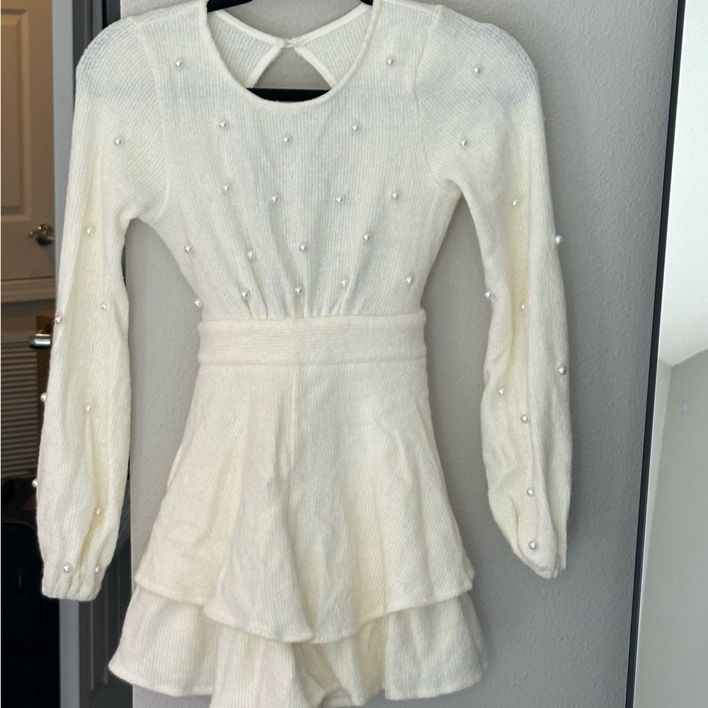 Fashion nova just a pearl romper